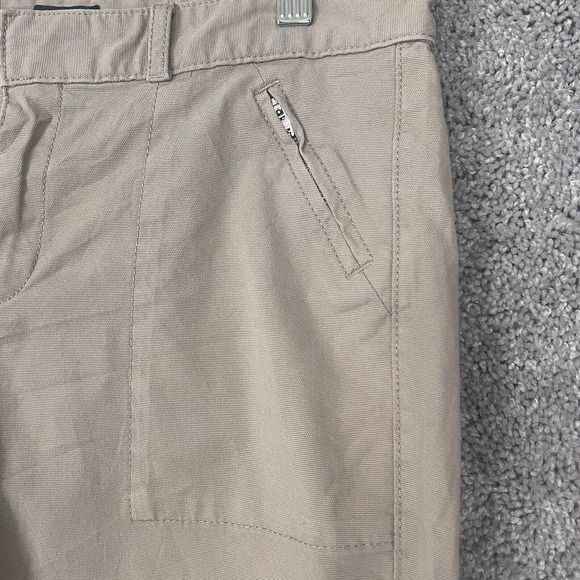 Gap Pants Womens Size 4 Khaki Skinny Ankle Zip Pockets Flat Front Cotton Casual - Picture 5 of 12